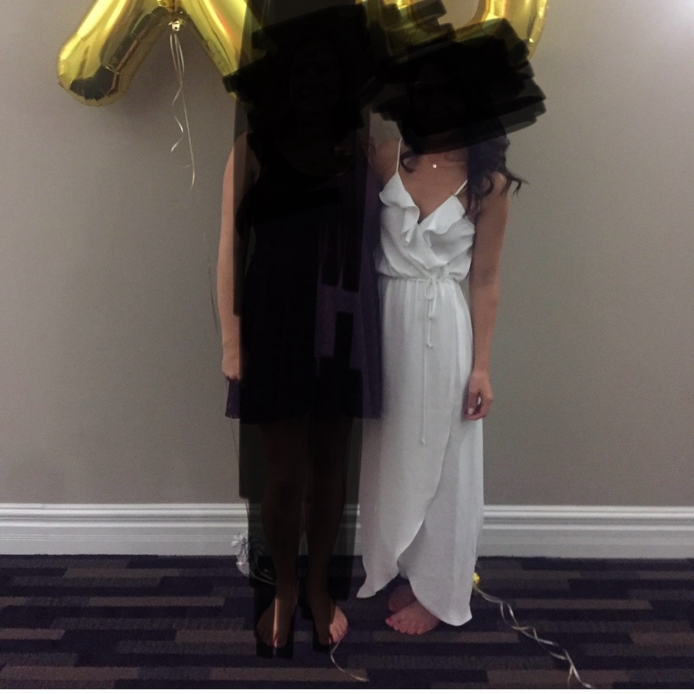 White long dress XS